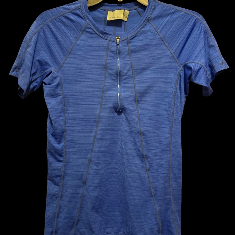 Women’s Royal Blue Athleta Athletic 1/4 Zip Shirt - Sz S